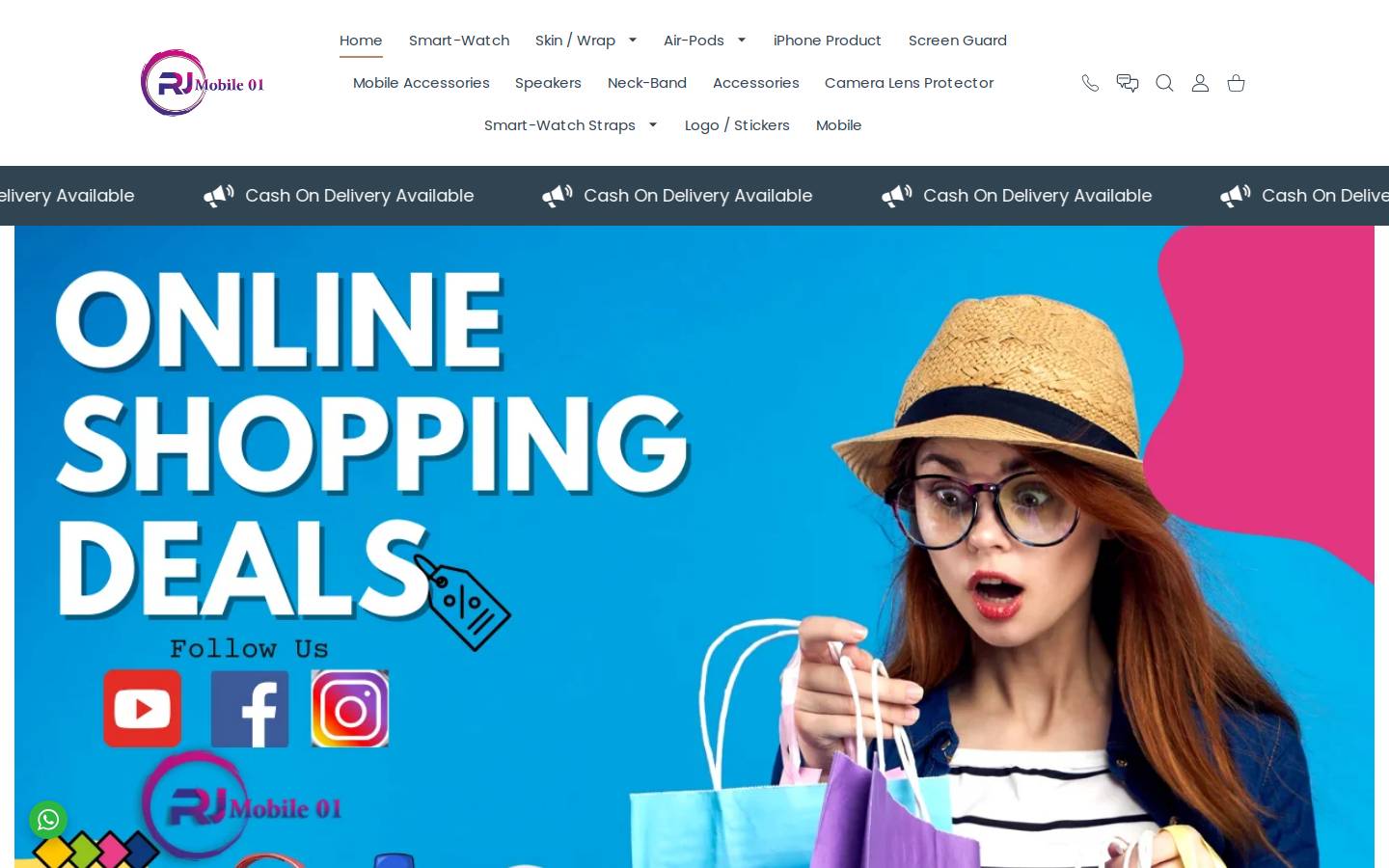 rjmobile01.com homepage screenshot