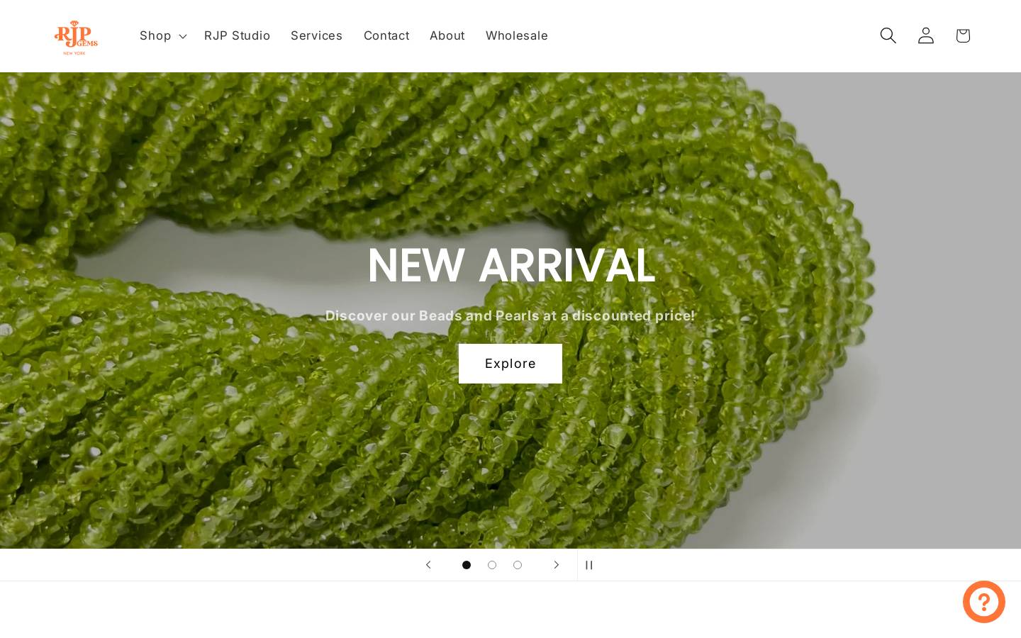 rjpgems.com homepage screenshot