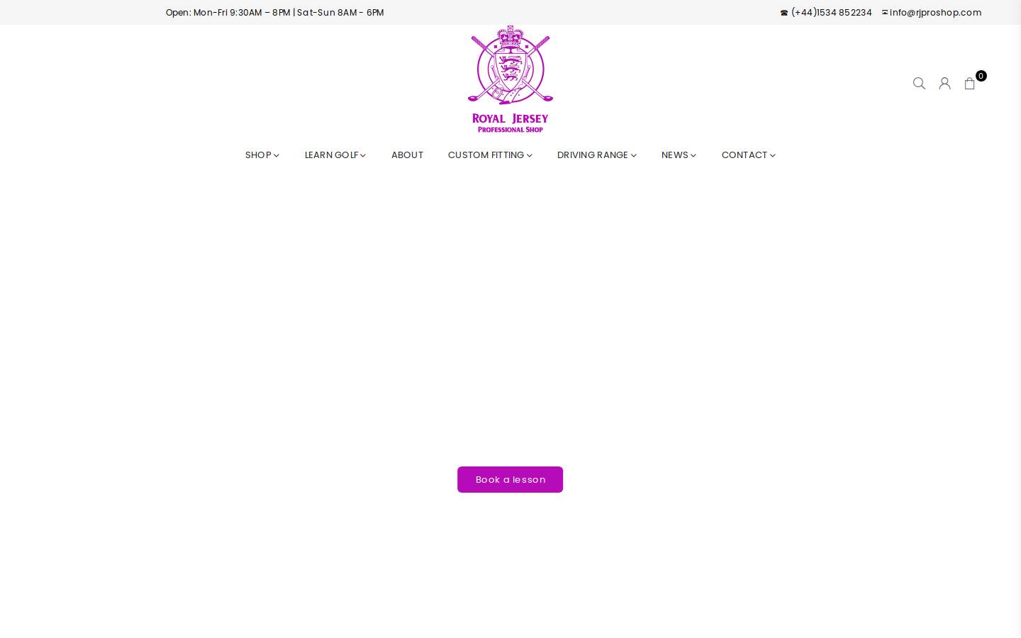 rjproshop.com homepage screenshot