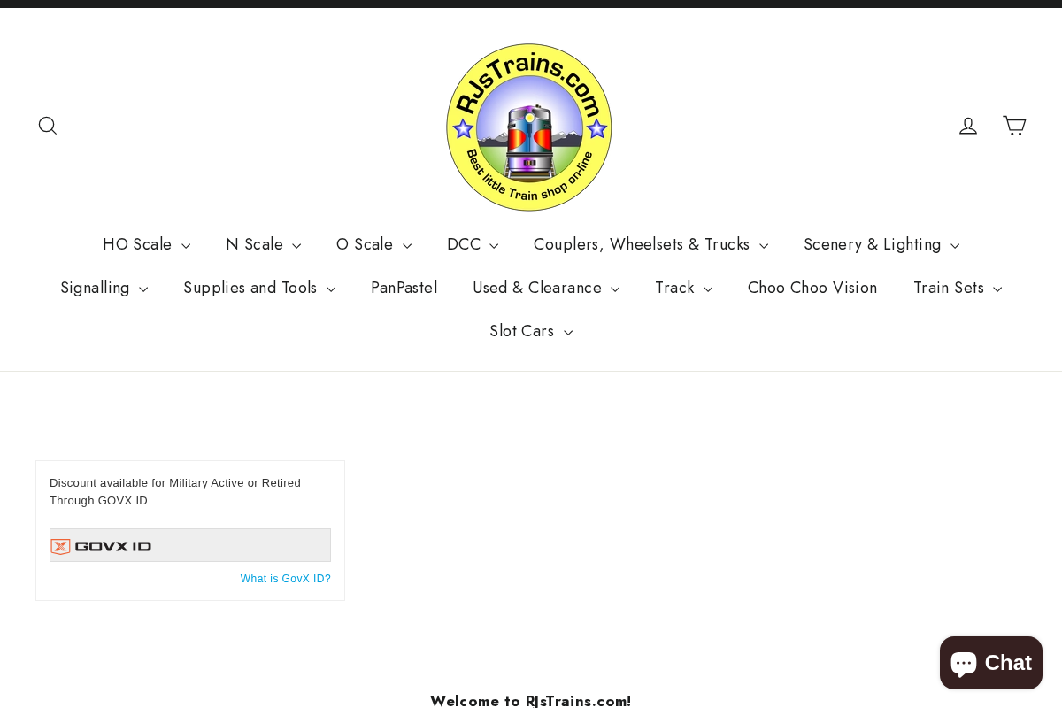rjstrains.com homepage screenshot