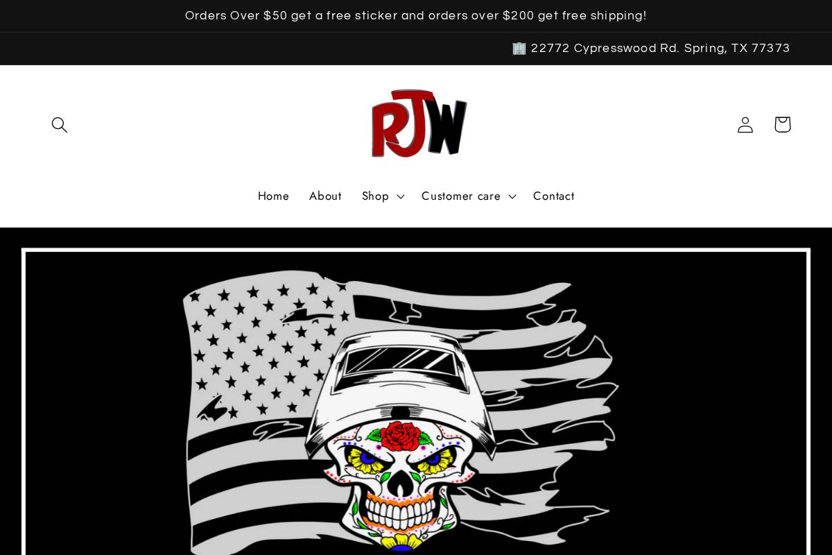 rjwelders.com homepage screenshot