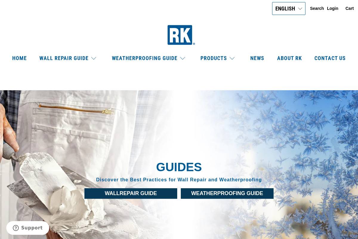 rkbrand.com homepage screenshot