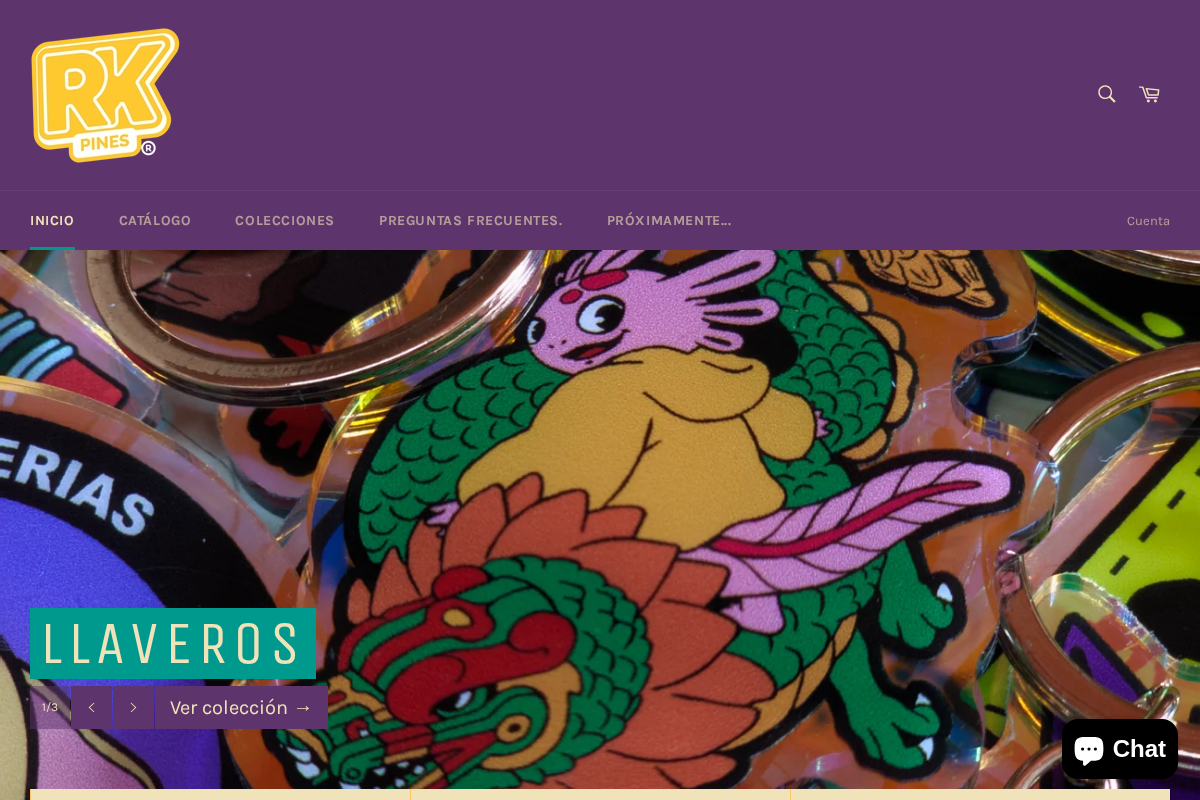 RK Pines homepage screenshot