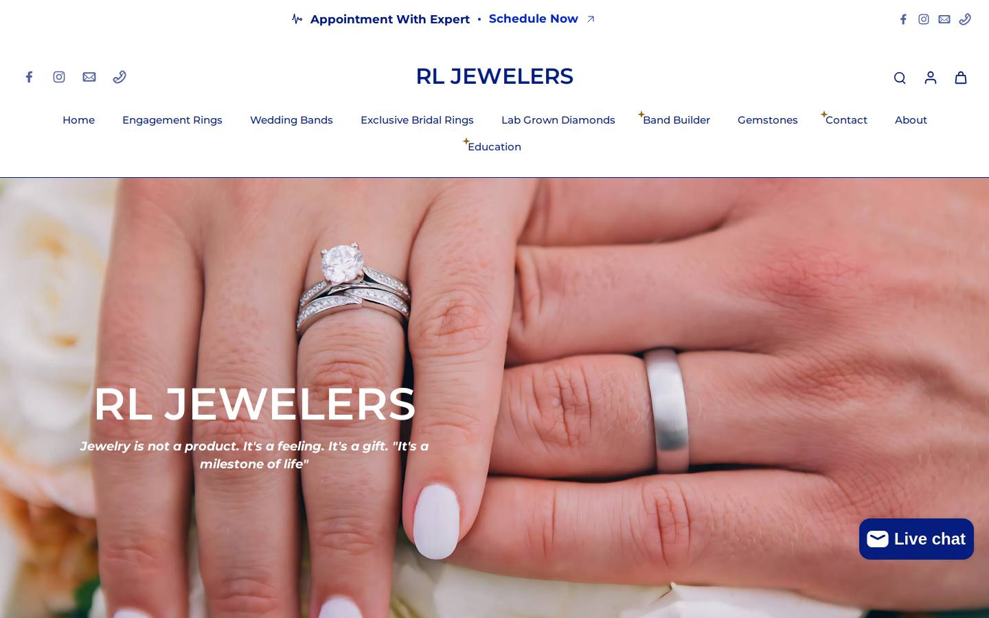 rljeweler.com homepage screenshot