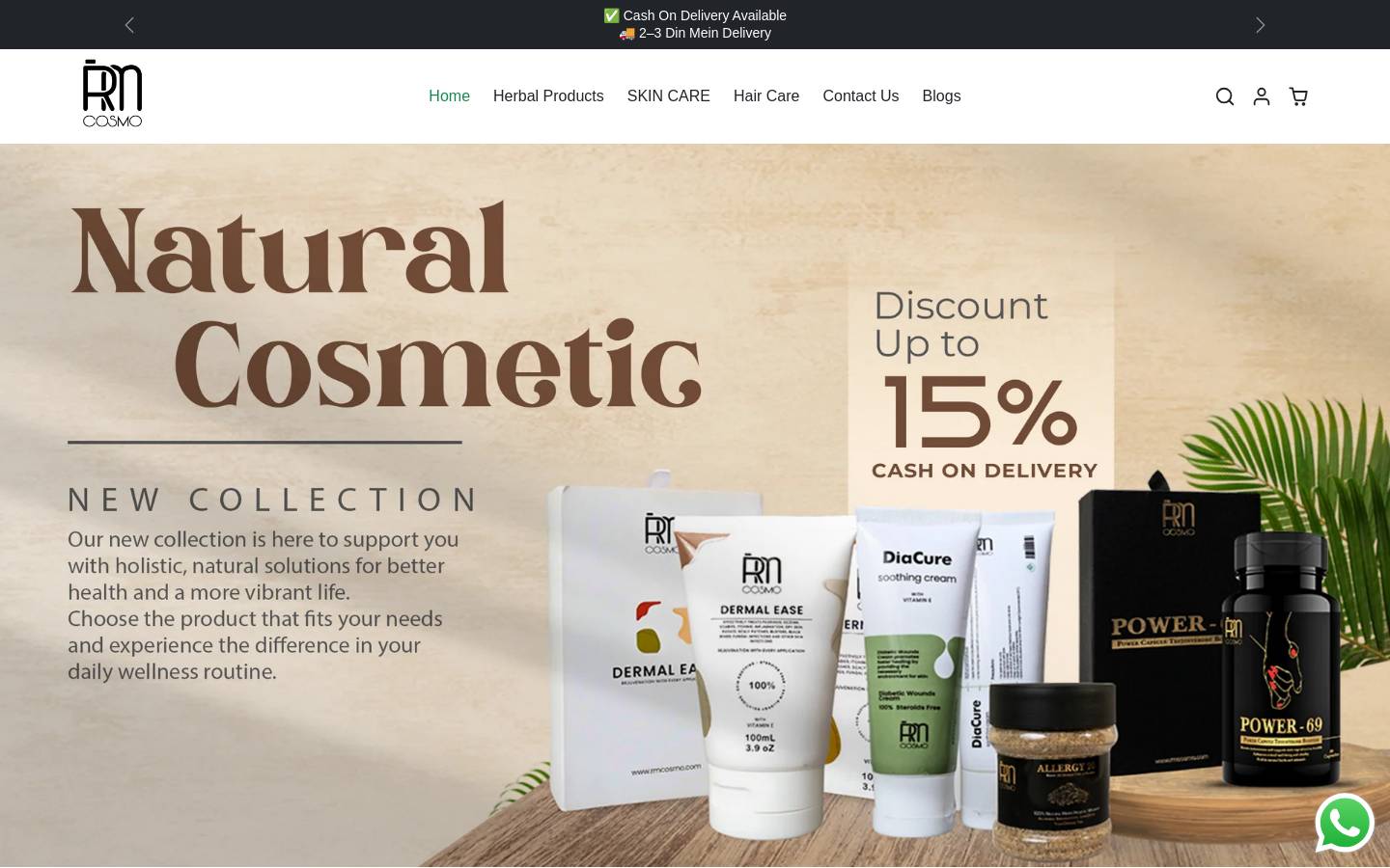 rmcosmo.com homepage screenshot