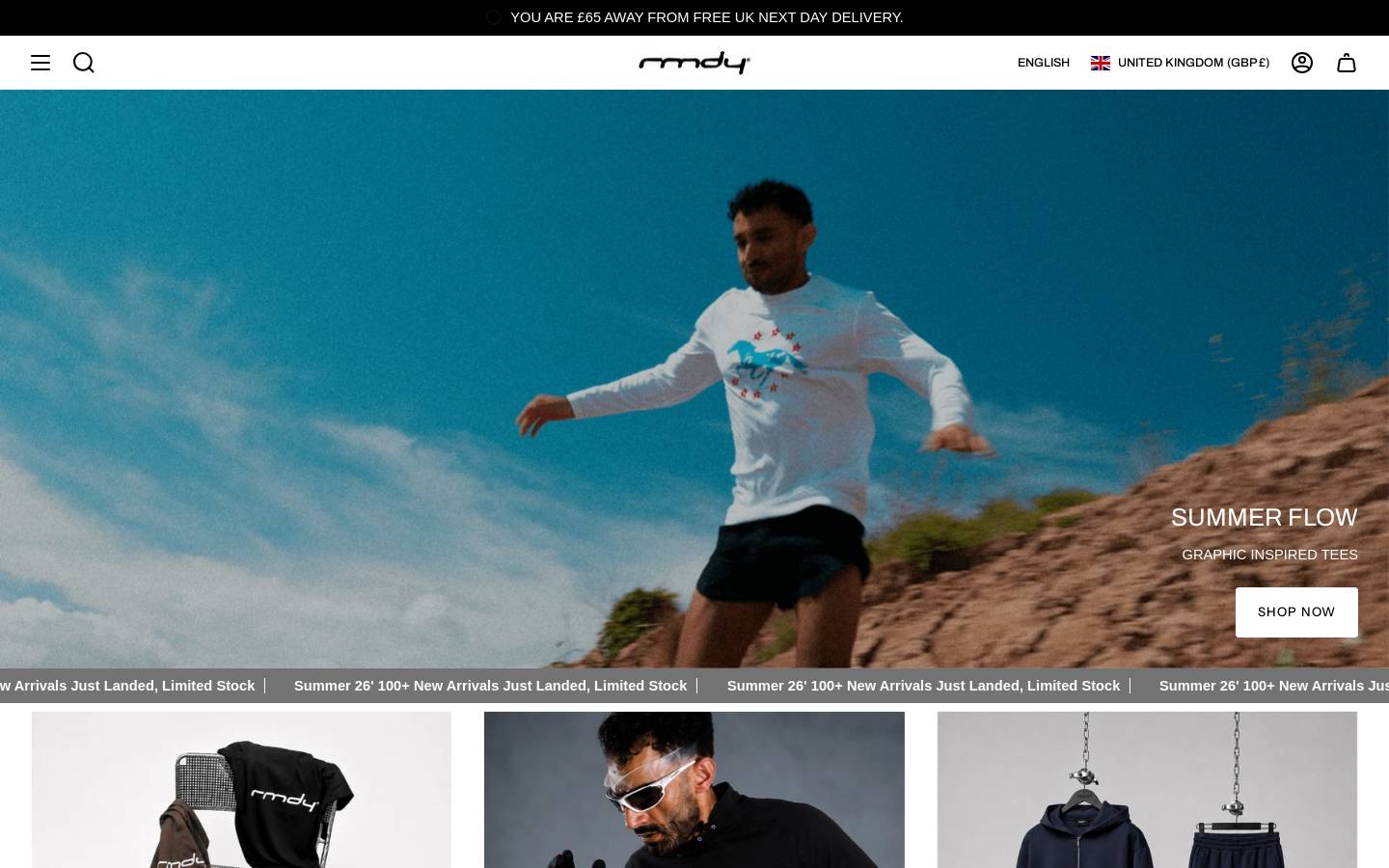 RMDY. homepage screenshot