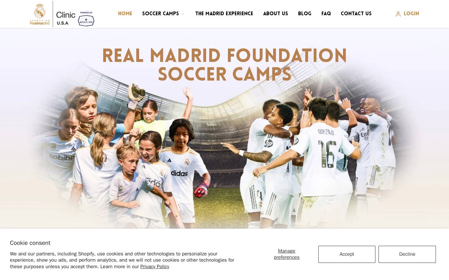 rmfcampsusa.com homepage screenshot