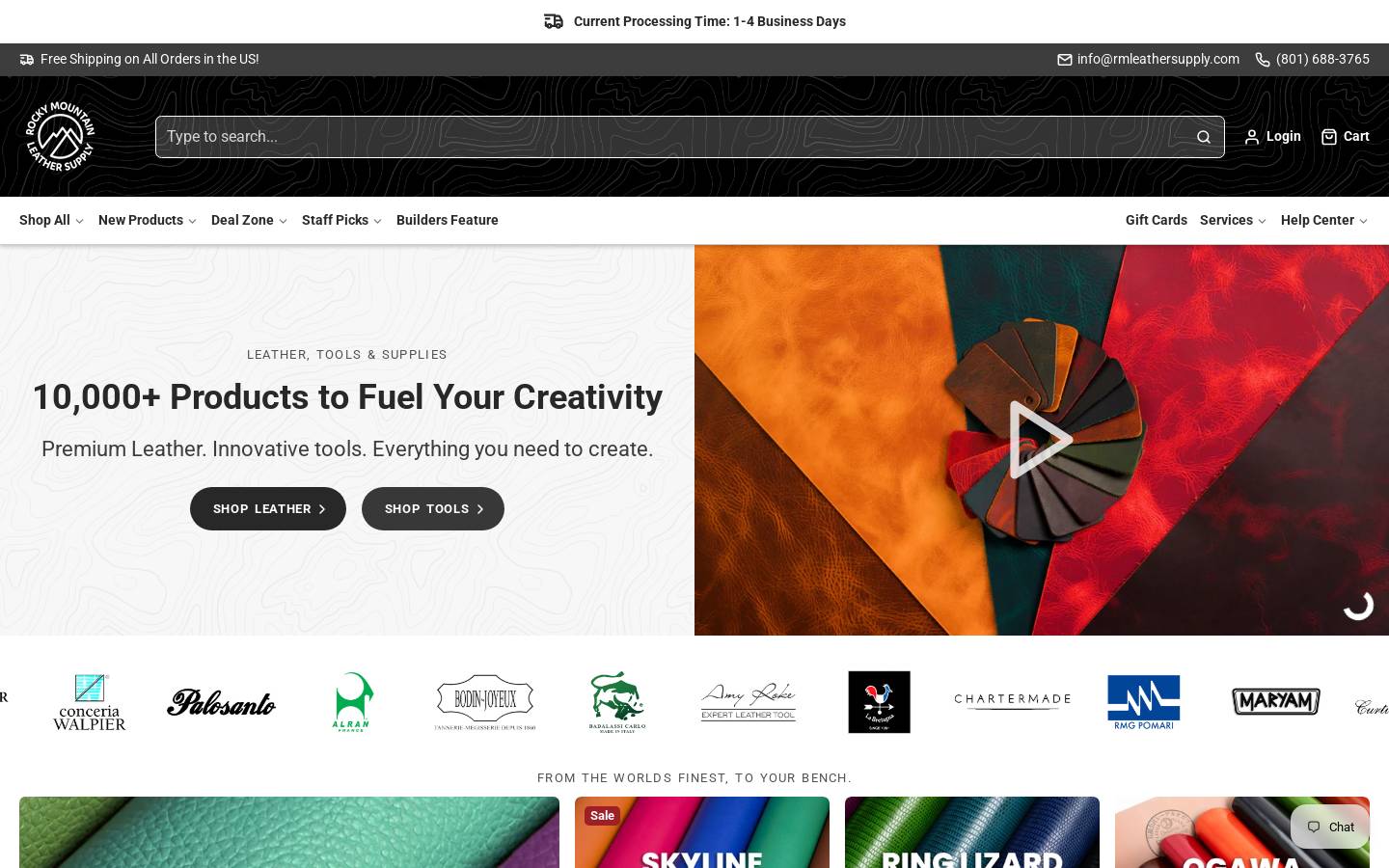 Shopify homepage screenshot