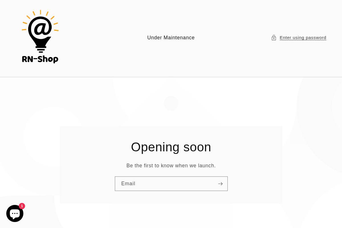 RN-Shop homepage screenshot
