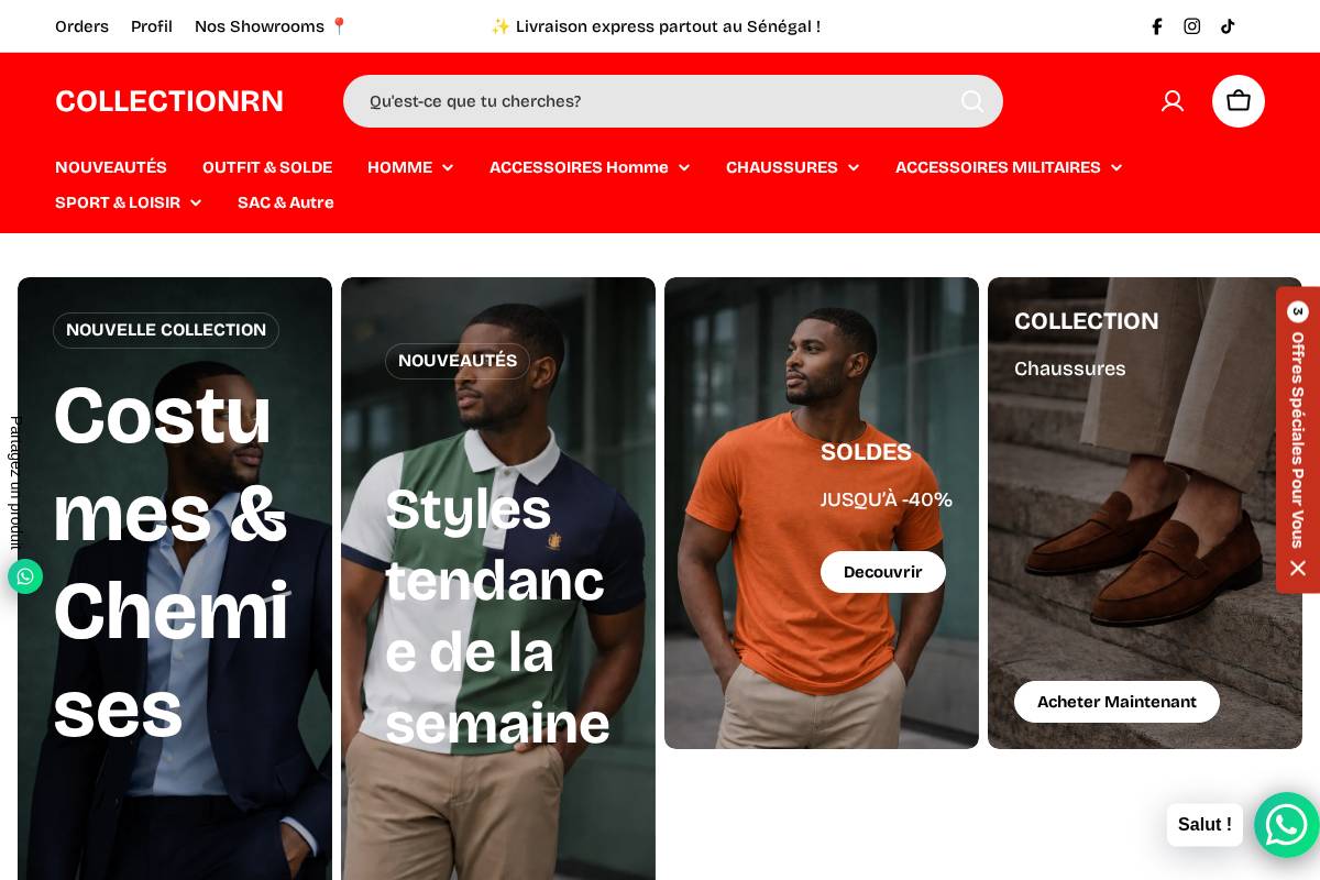 rncollection.com homepage screenshot