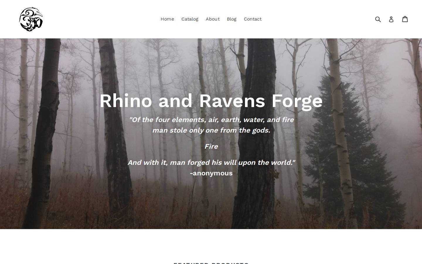 rnrforge.com homepage screenshot