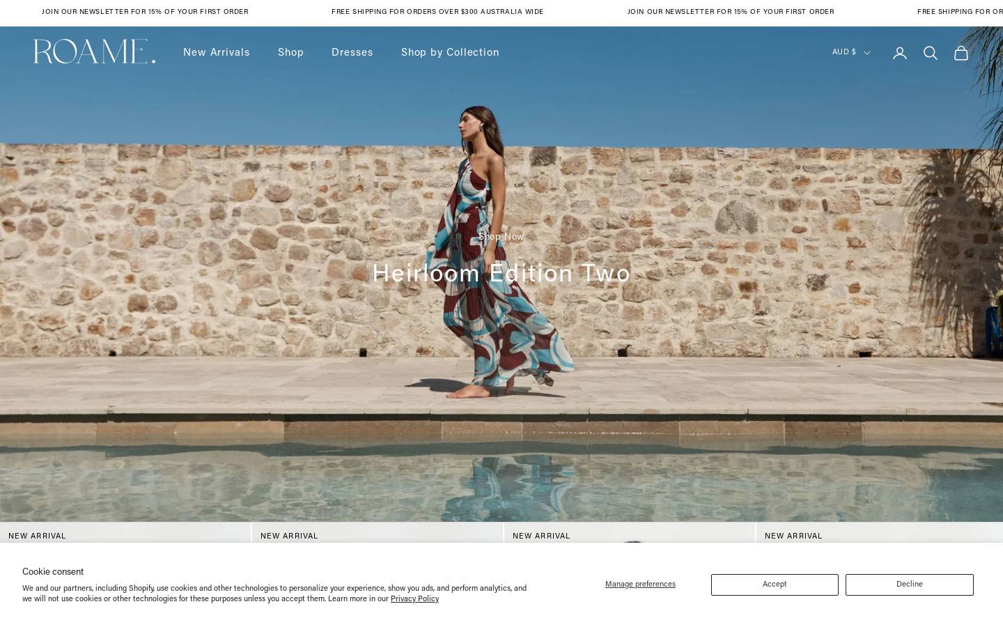 roame.com homepage screenshot