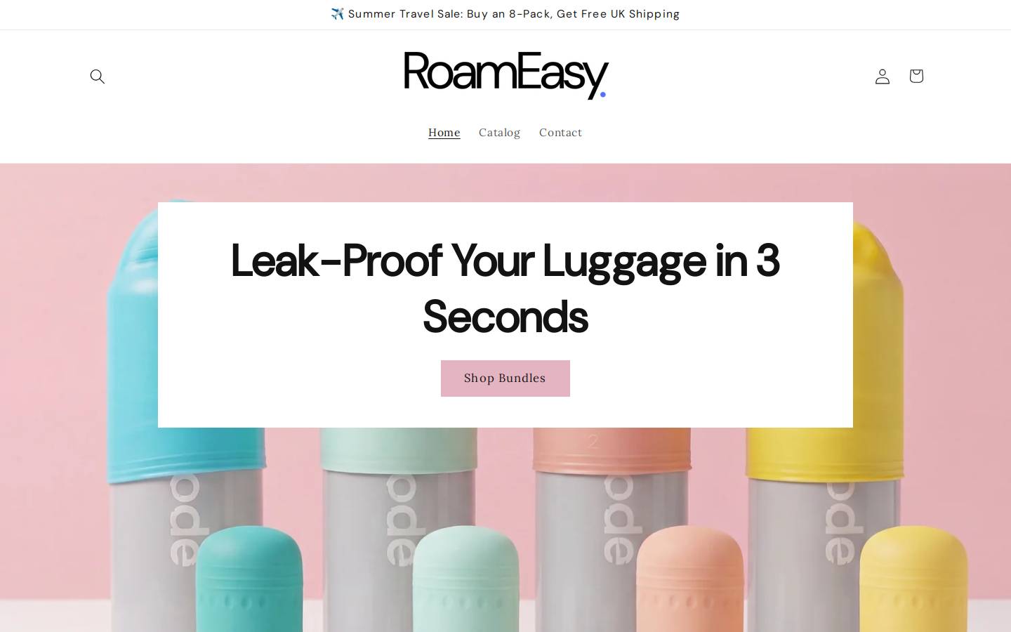 roameasy.co homepage screenshot