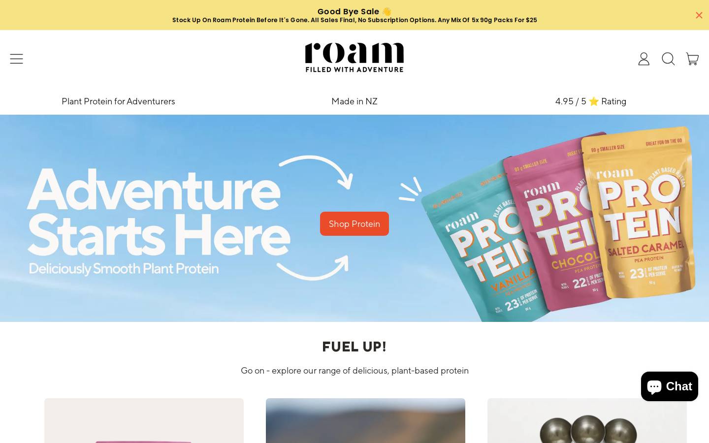roamenergy.co.nz homepage screenshot