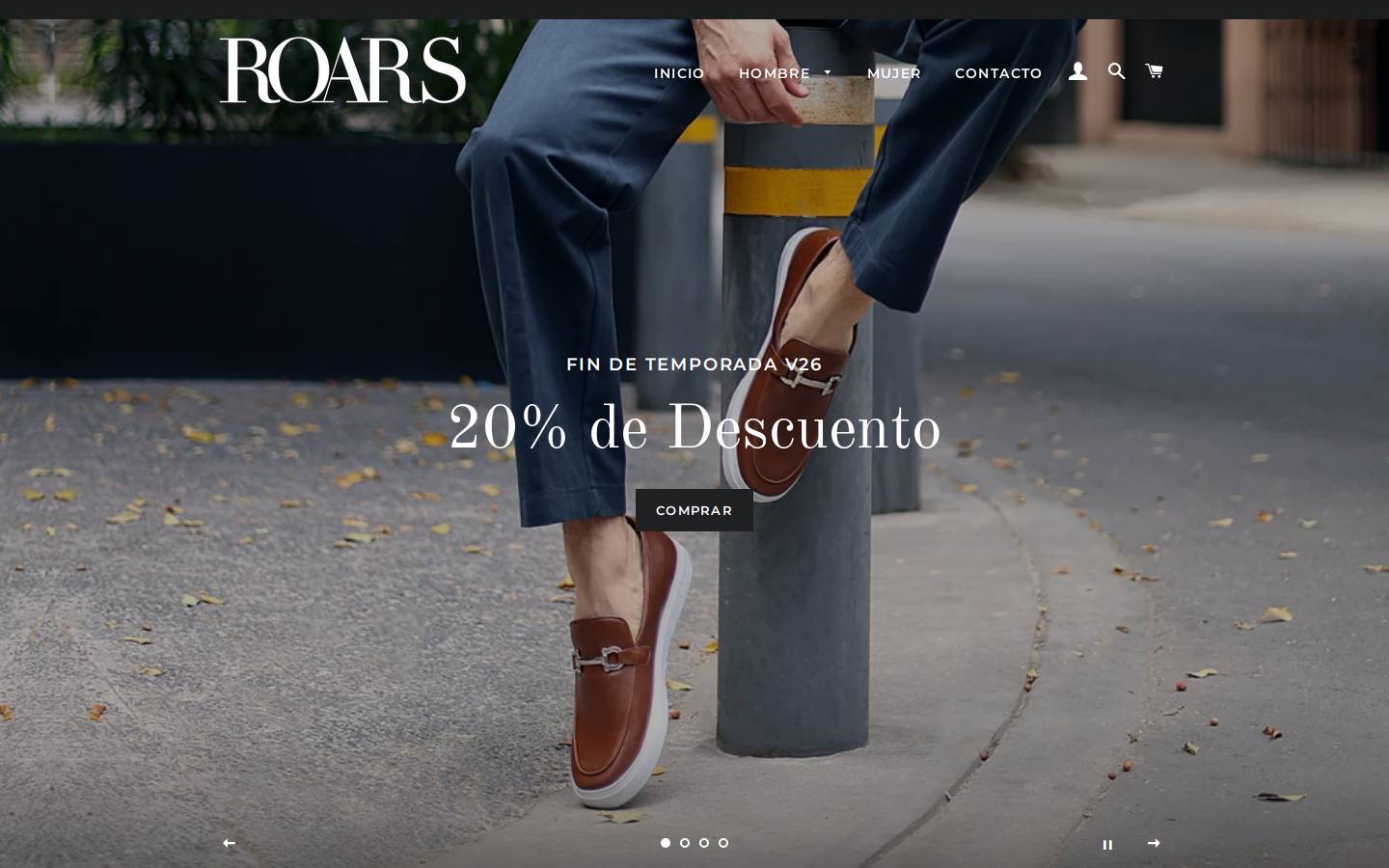 roars.com.mx homepage screenshot