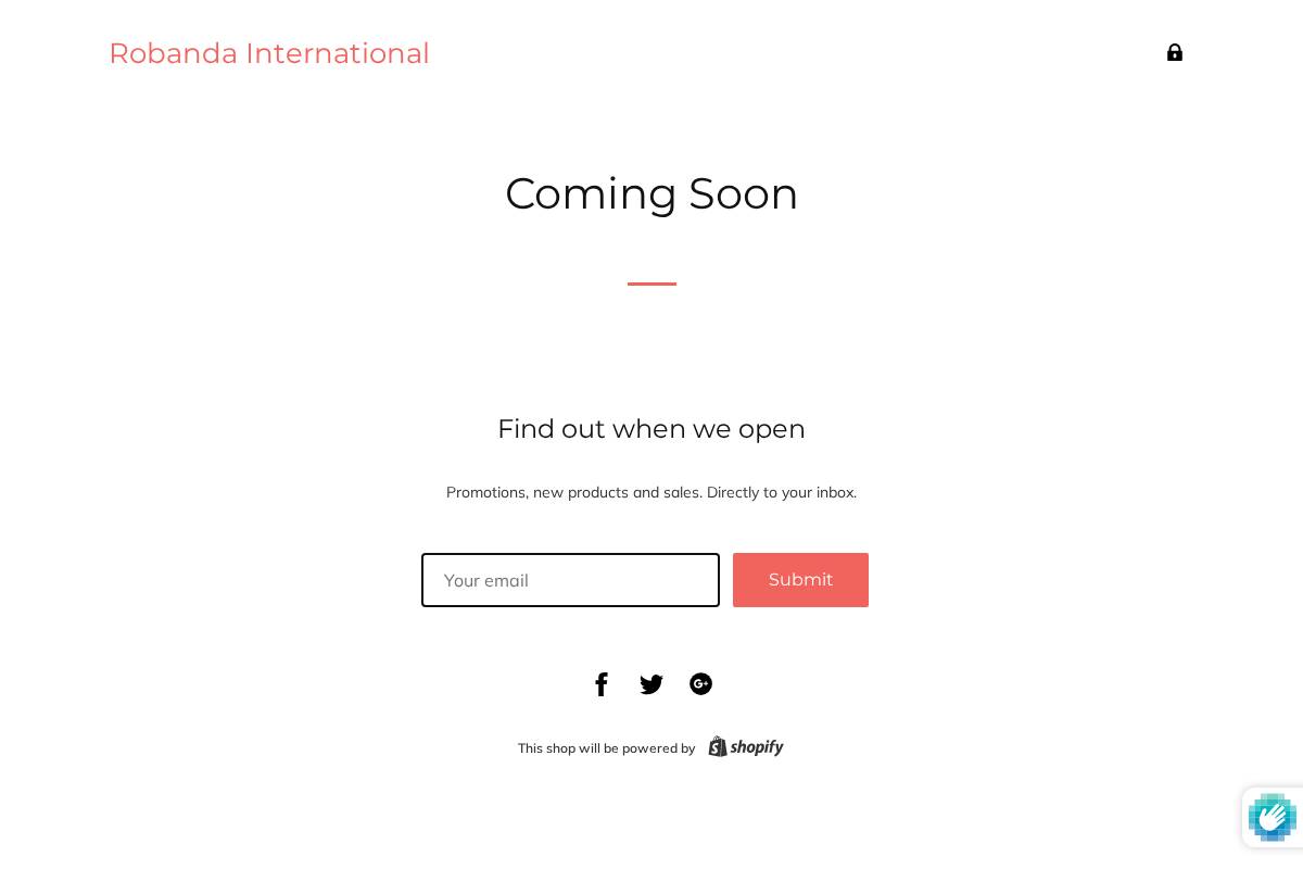 robanda.com homepage screenshot