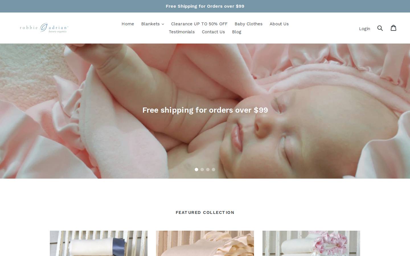 robbieadrian.com homepage screenshot