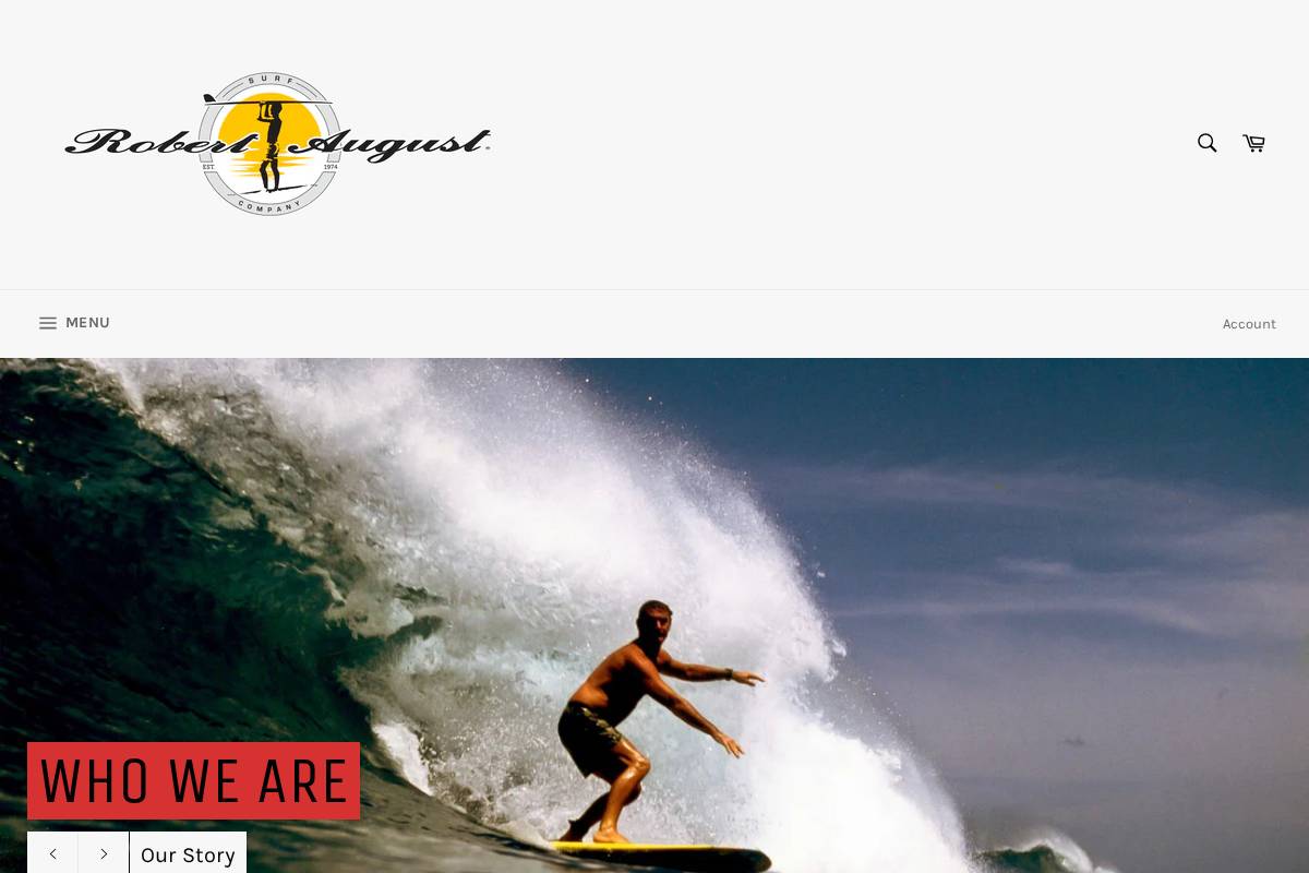 robertaugust.com homepage screenshot