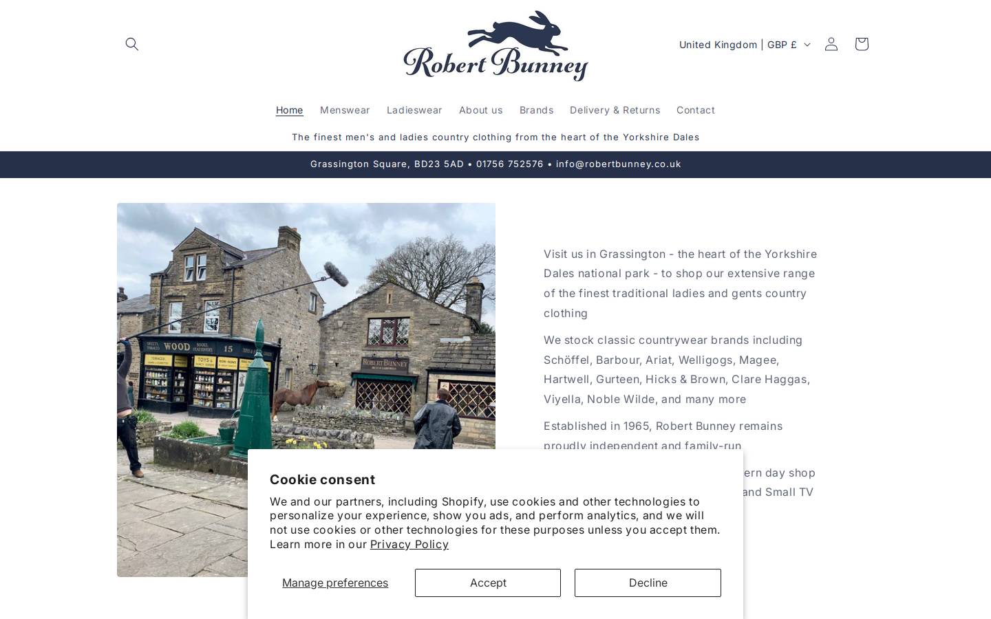 robertbunney.co.uk homepage screenshot