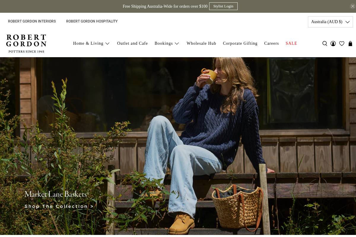 robertgordonaustralia.com homepage screenshot