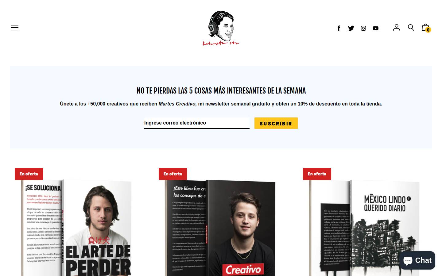 robertomtz.com homepage screenshot