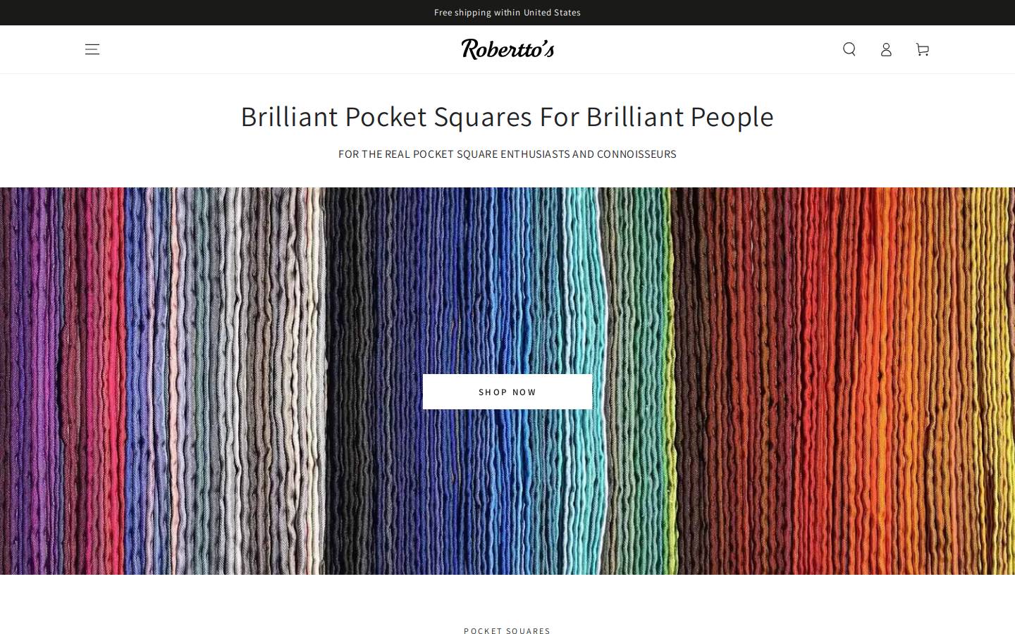 roberttos.com homepage screenshot