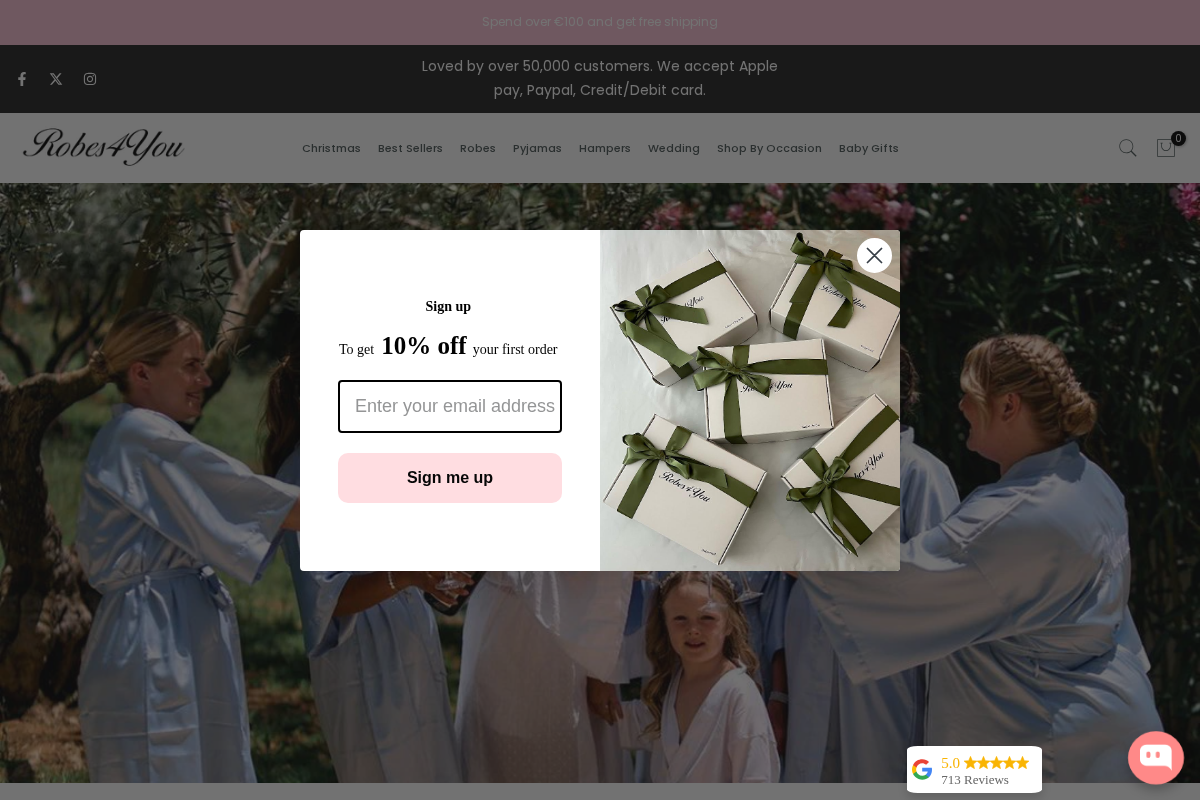 Robes4you homepage screenshot