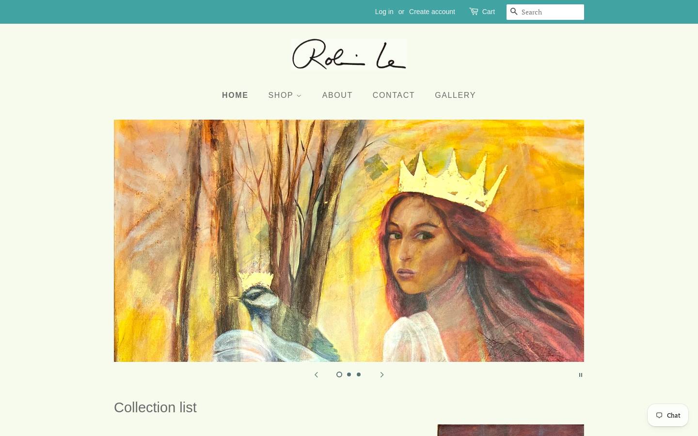 robinleart.com homepage screenshot