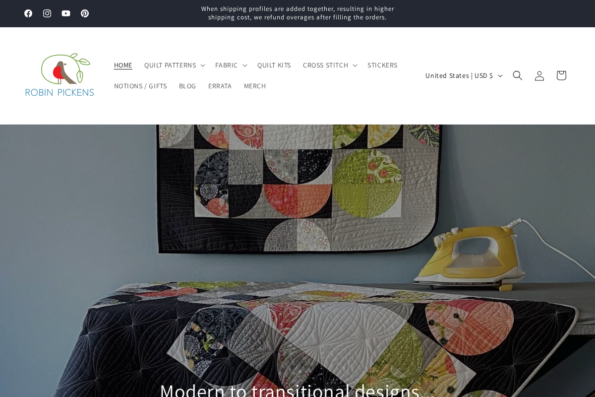 robinpickensinc.com homepage screenshot