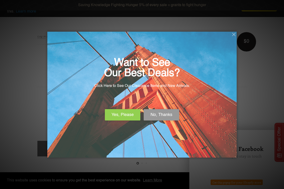 robinsonstreetbooks.com homepage screenshot