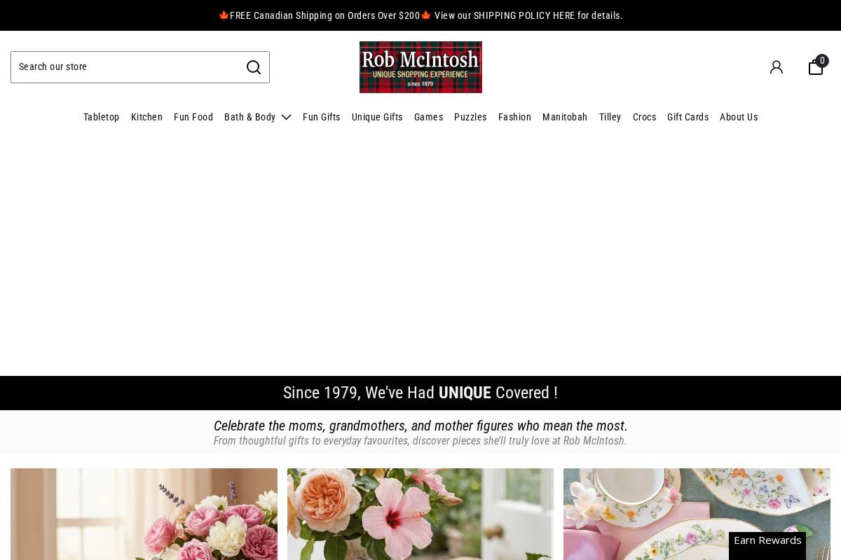 Robmcintosh homepage screenshot