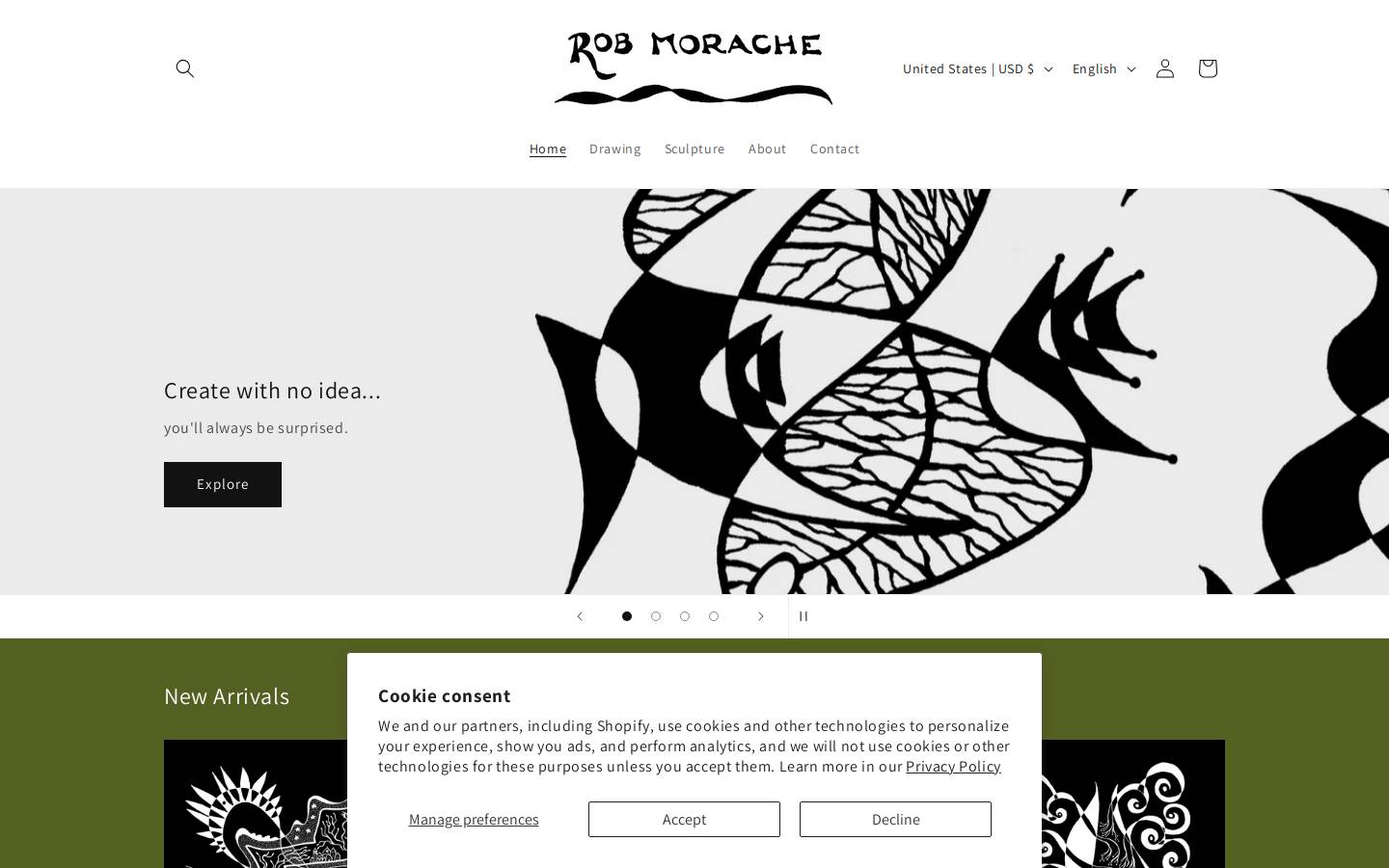 robmorache.com homepage screenshot