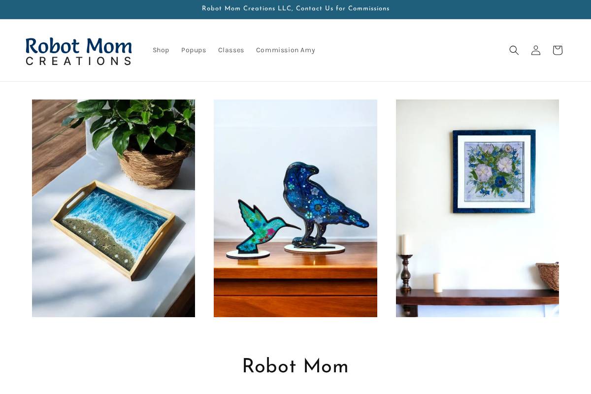 robot-mom.com homepage screenshot