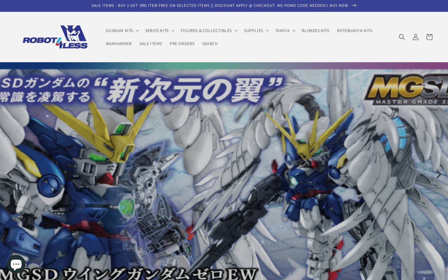 robot4less.com homepage screenshot