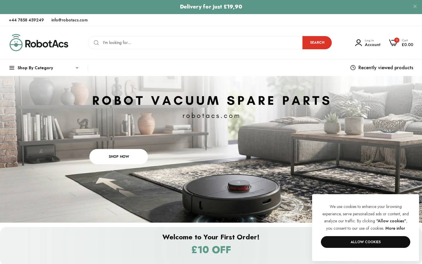 robotacs.com homepage screenshot