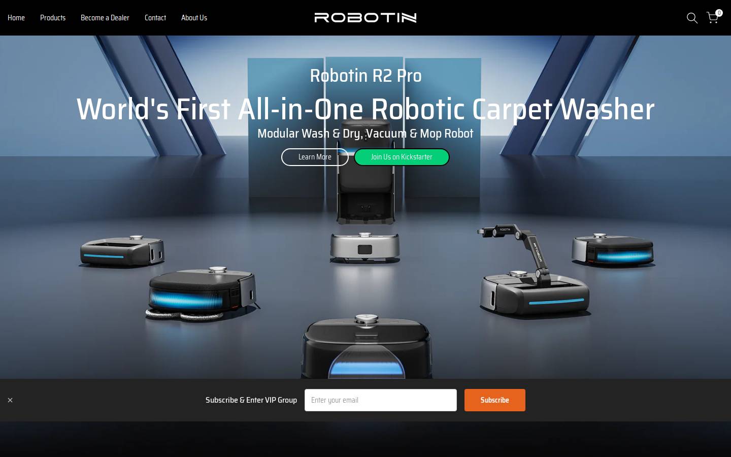 robotin.com homepage screenshot