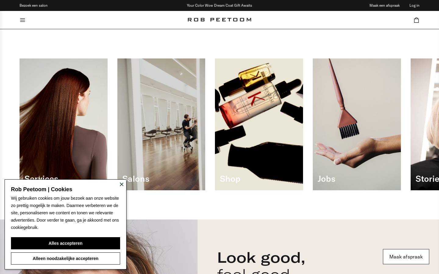 robpeetoom.com homepage screenshot