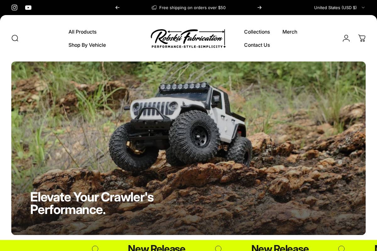 robskiifab.com homepage screenshot