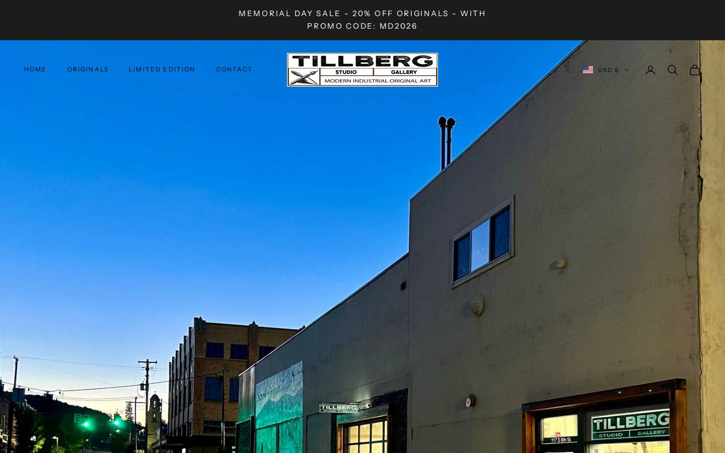 robtillberg.com homepage screenshot