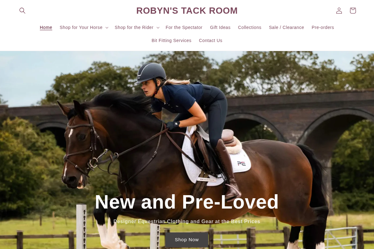 Robynstackroom homepage screenshot