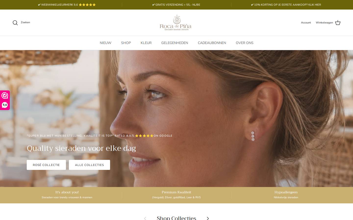 Roca de Piña homepage screenshot