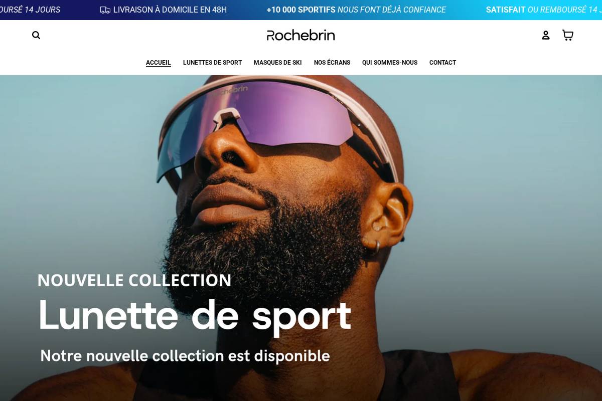 Rochebrin homepage screenshot