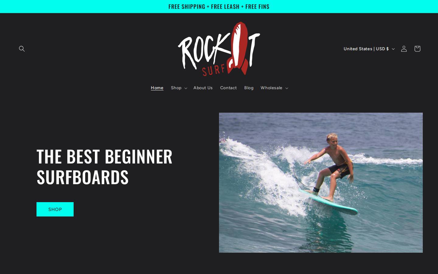 rock-itsurf.com homepage screenshot