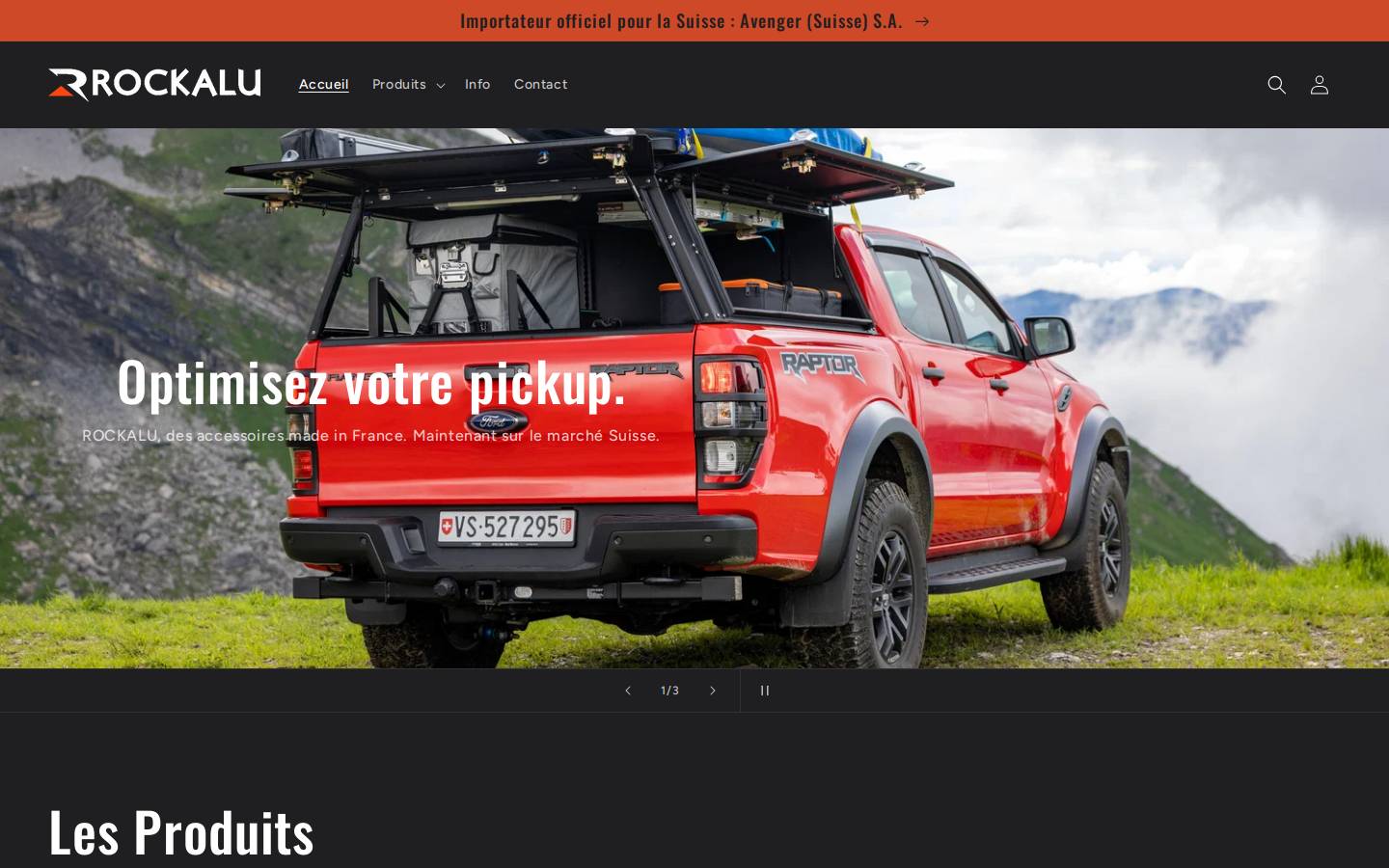 Rockalu homepage screenshot