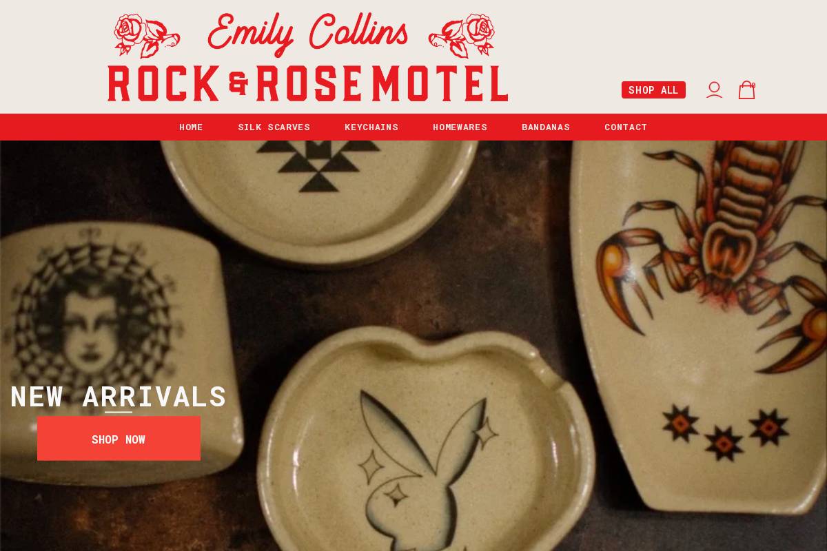 rockandrosemotel.com homepage screenshot
