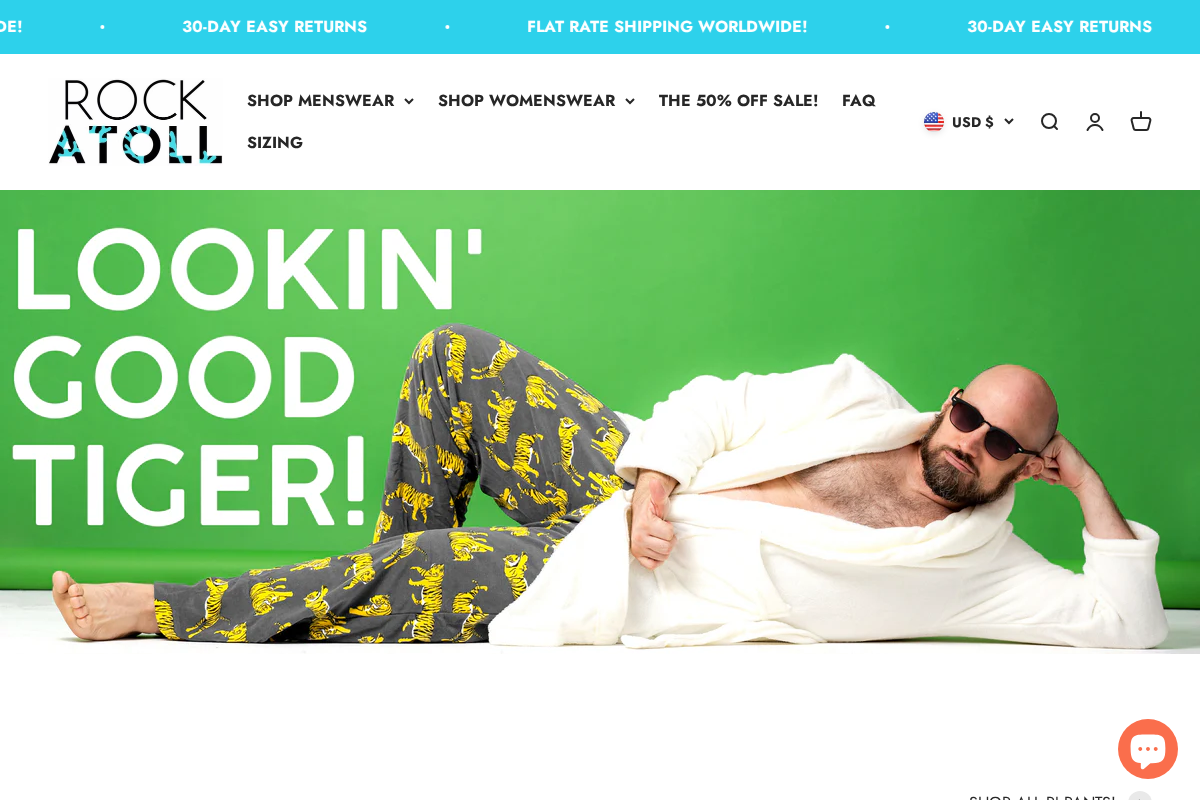 rockatoll.com homepage screenshot