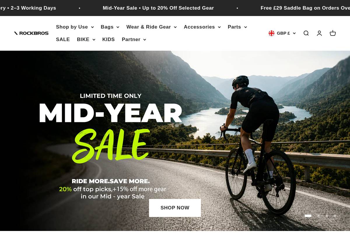 Rockbrossport homepage screenshot