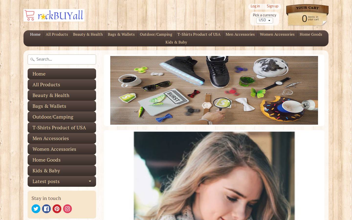 rockbuyall.com homepage screenshot