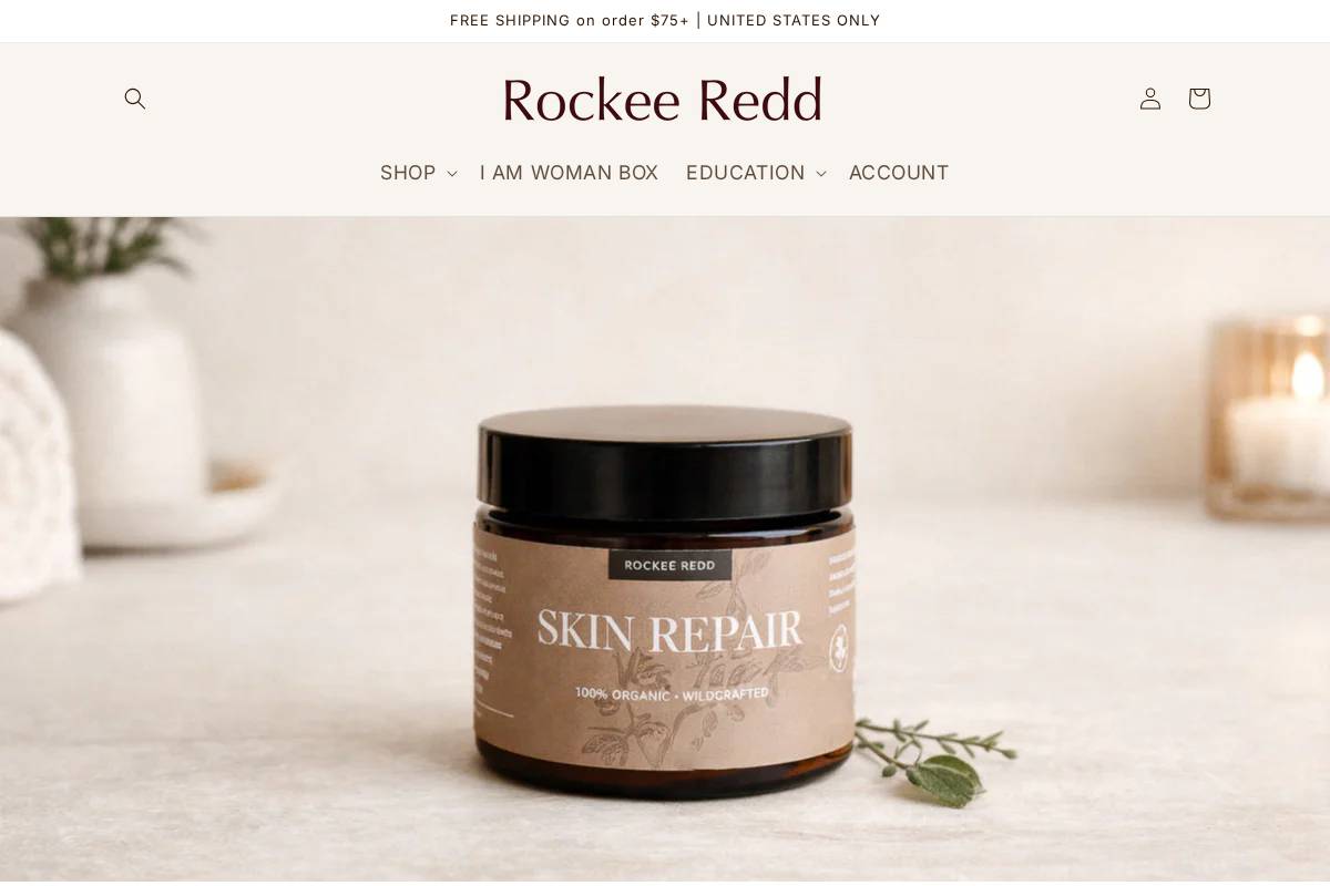 rockeeredd.com homepage screenshot