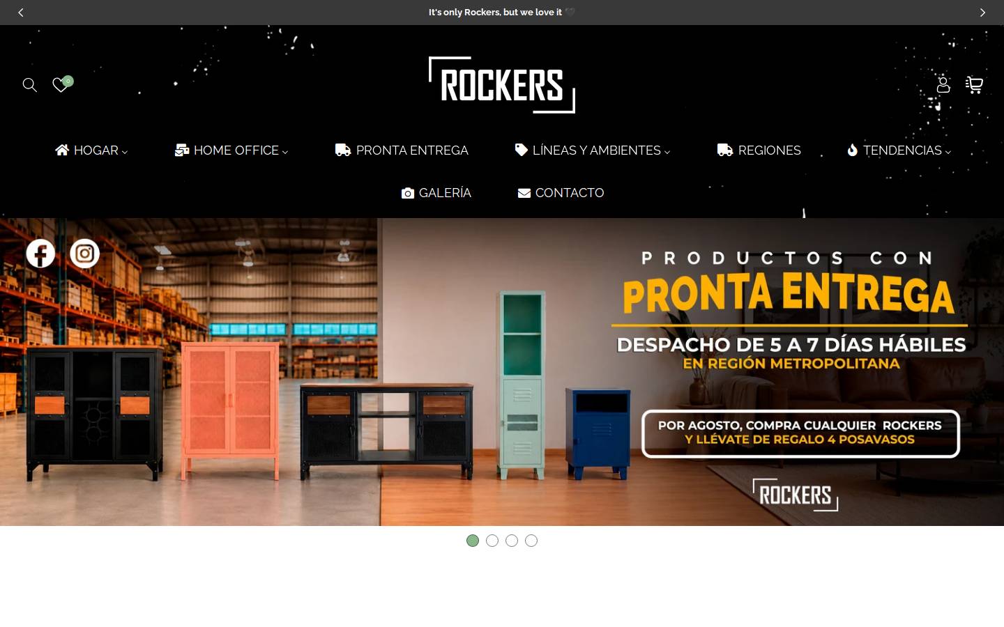 rockers.cl homepage screenshot